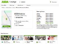Website Screenshot ASDA Opticians