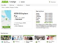 Website Screenshot ASDA Opticians