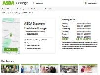 Website Screenshot ASDA Opticians