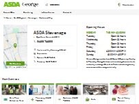 Website Screenshot ASDA Opticians