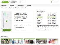 Website Screenshot ASDA Opticians