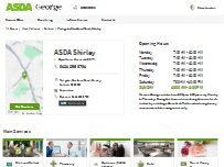 Website Screenshot ASDA Opticians