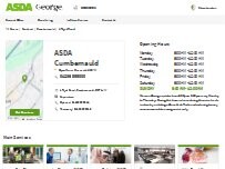 Website Screenshot ASDA Opticians