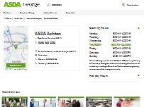Website Screenshot ASDA Opticians