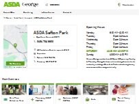 Website Screenshot ASDA Opticians