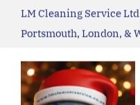 Website Screenshot LM Cleaning Service
