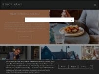 Website Screenshot Kings Arms