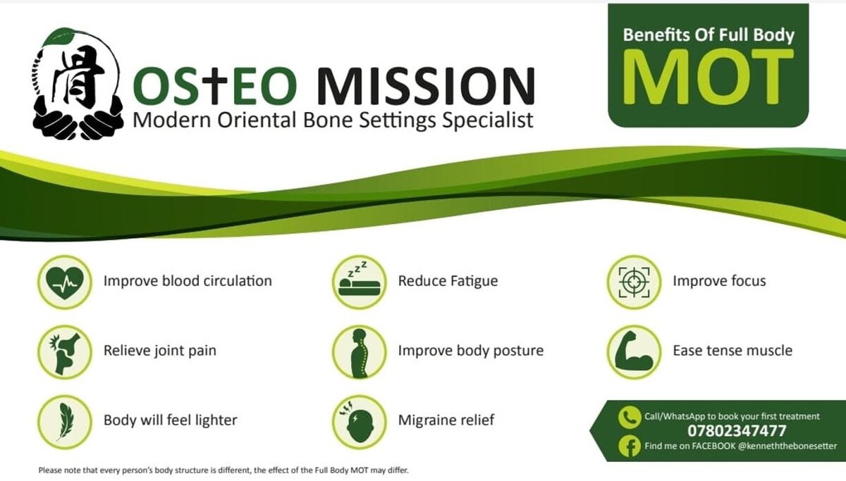 Images Osteo Mission - Raynor Deep Tissue Massage & Bone Setting Therapist