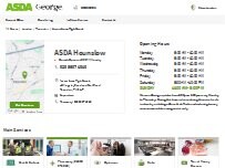 Website Screenshot ASDA Pharmacy