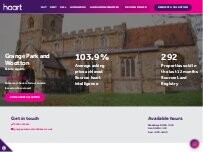 Website Screenshot haart Estate Agents Grange Park And Wootton