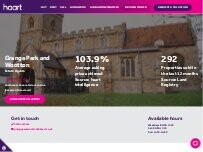 Website Screenshot haart Estate Agents Grange Park And Wootton
