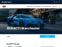 Website Screenshot Bugatti Manchester
