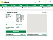 Website Screenshot Sunbelt Rentals London - Barking