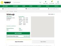 Website Screenshot Sunbelt Rentals Edinburgh