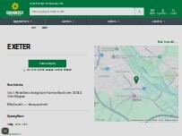 Website Screenshot Sunbelt Rentals Exeter - Marsh Barton