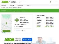 Website Screenshot ASDA Pharmacy