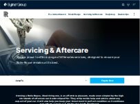 Website Screenshot Rolls-Royce Sunningdale Service Centre and Specialist Bodyshop