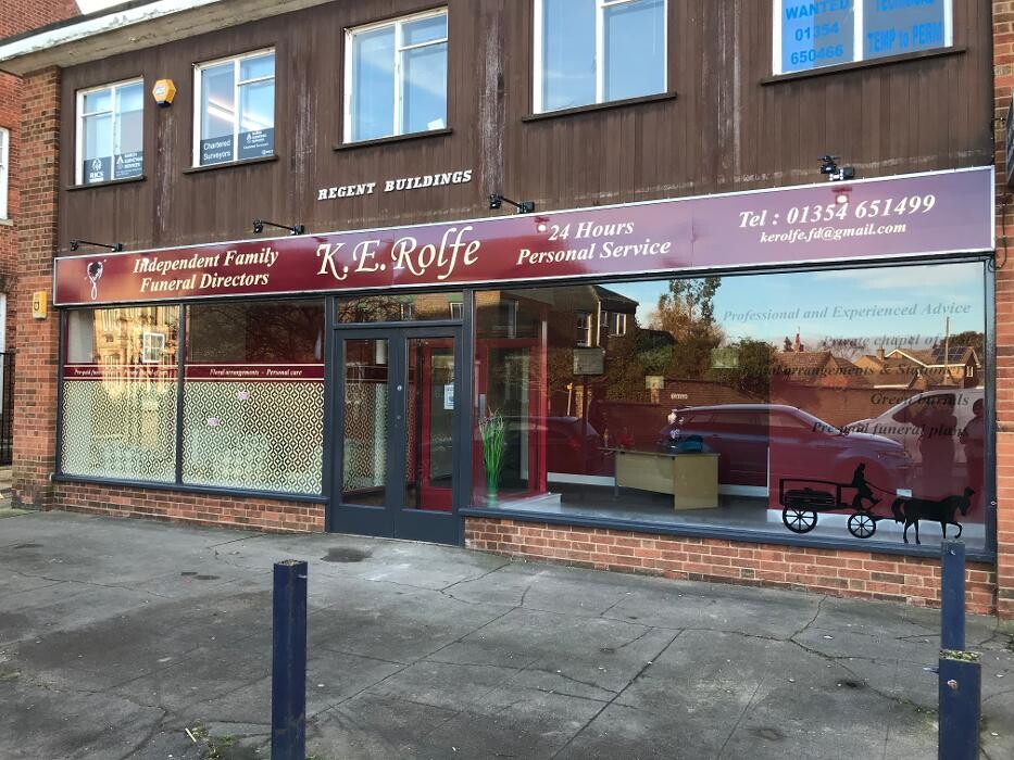 Images K.E.Rolfe Independent Family Funeral Directors