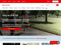 Website Screenshot Santander