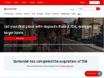Website Screenshot Santander - CLOSED