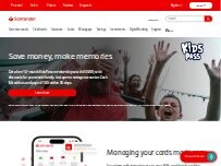 Website Screenshot Santander