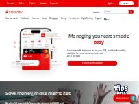 Website Screenshot Santander