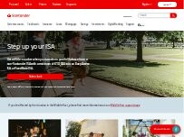 Website Screenshot Santander - CLOSED