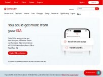 Website Screenshot Santander