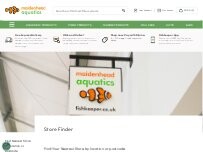 Website Screenshot Maidenhead Aquatics Burton Latimer