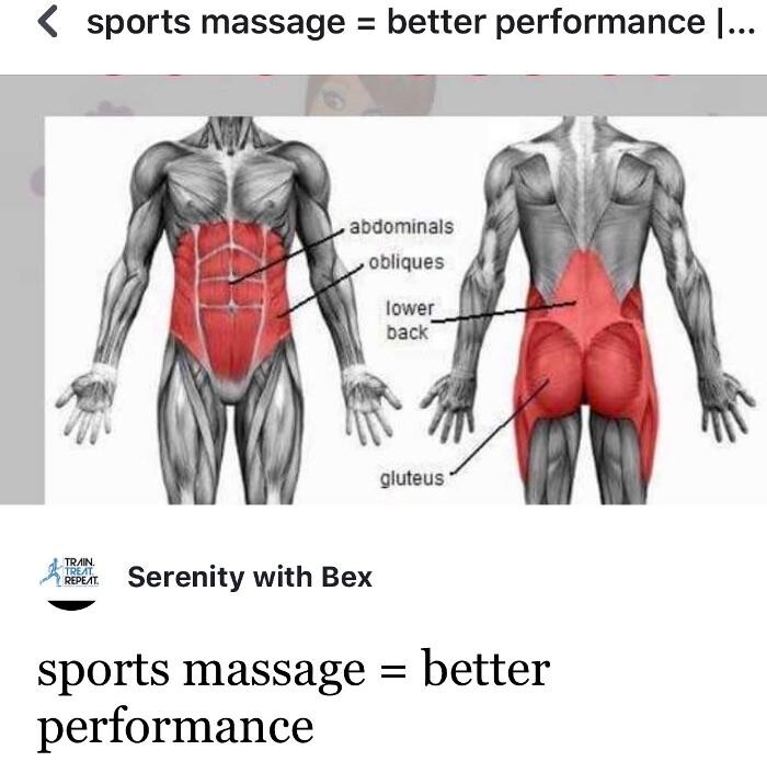 Images Serenity with Bex Sports Massage Therapist