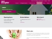 Website Screenshot Just Mortgages Luton