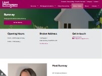 Website Screenshot Just Mortgages Rumney