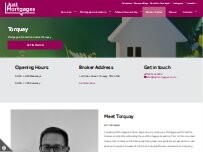 Website Screenshot Just Mortgages Torquay