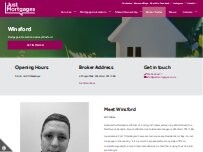 Website Screenshot Just Mortgages Winsford