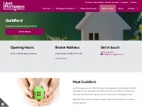 Website Screenshot Just Mortgages Guildford
