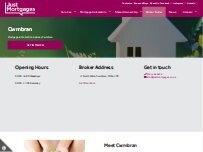 Website Screenshot Just Mortgages Cwmbran