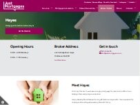 Website Screenshot Just Mortgages Hayes