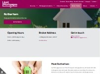 Website Screenshot Just Mortgages Rotherham