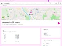 Website Screenshot Accessorize