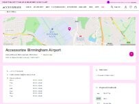 Website Screenshot Accessorize