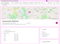 Website Screenshot Accessorize