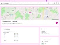 Website Screenshot Accessorize