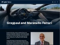 Website Screenshot Graypaul Ferrari Glasgow