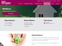 Website Screenshot Just Mortgages Maidstone