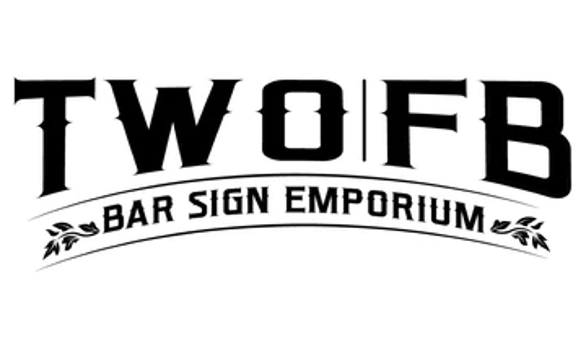 Two Fat Blokes Bar Sign Emporium Logo