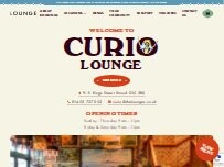 Website Screenshot Curio Lounge