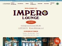 Website Screenshot Impero Lounge