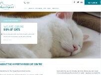 Website Screenshot Hyperthyroid Cat Centre
