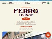 Website Screenshot Ferro Lounge