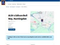 Website Screenshot ALDI